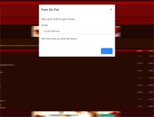 Tablet Screenshot of fretsonfire.net